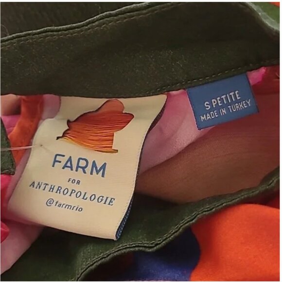 Farm Rio Anthropologie halter maxi dress size size S P - Picture 7 of 7